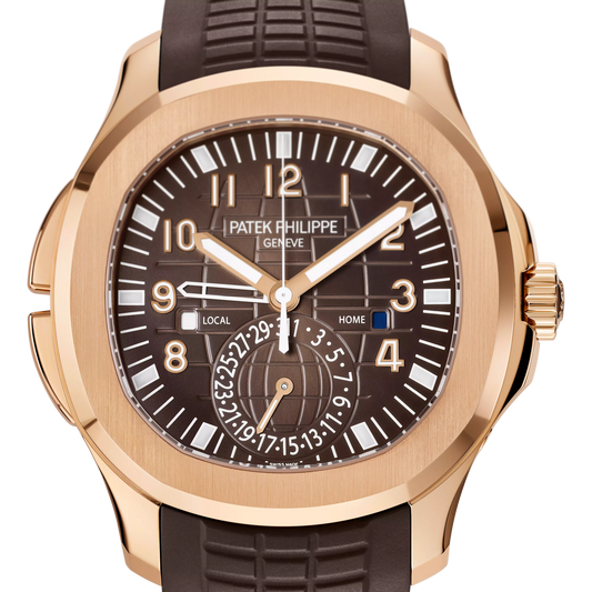 Aquanaut Travel Time Rose Gold