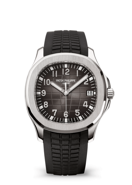 Aquanaut Date Black Strap Stainless Steel