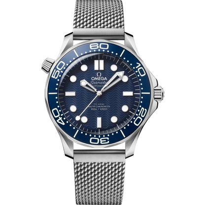 Seamaster Diver 300M James Bond 60th Anniversary 42 mm em Aço [Primeira Linha]